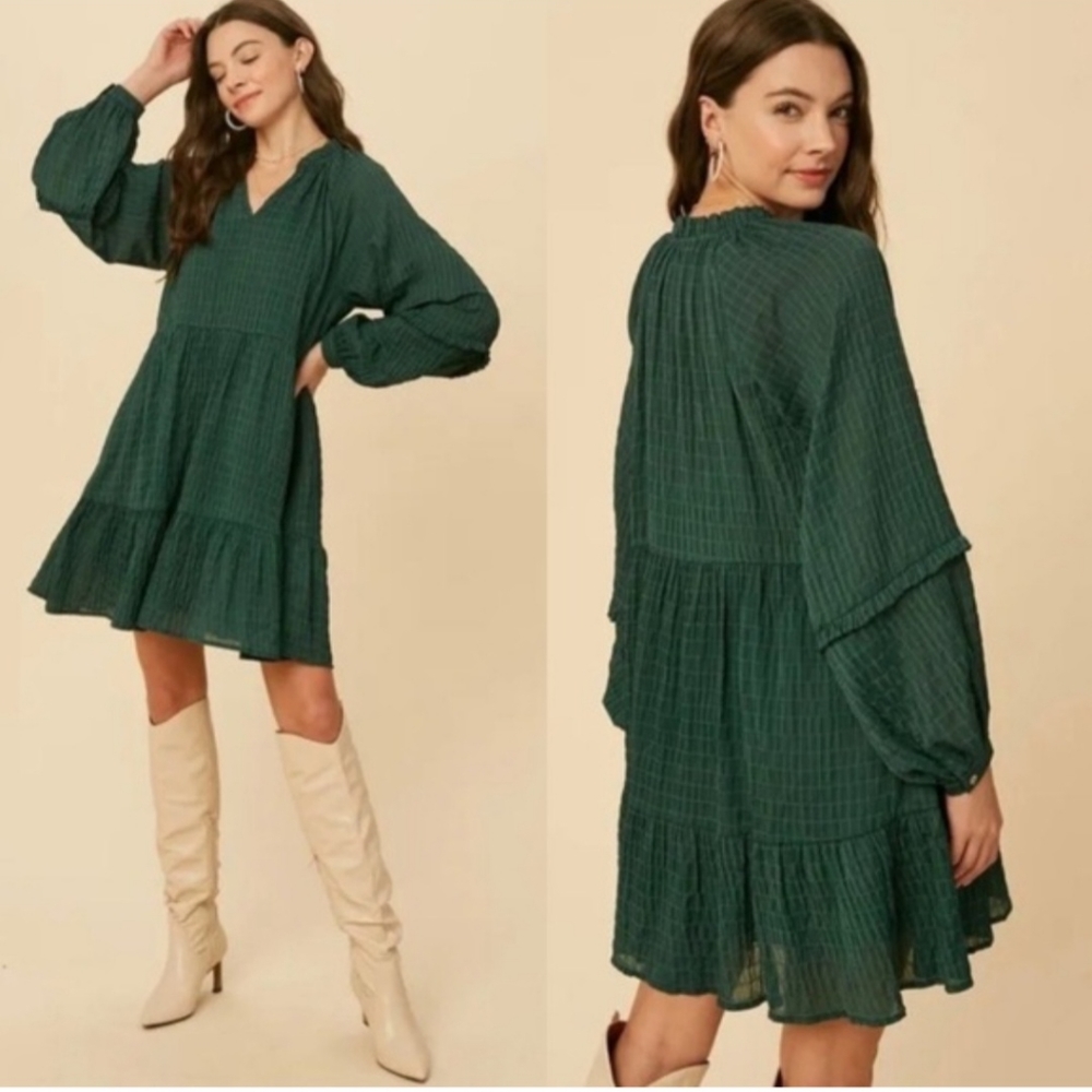 Mare Mare by Anthropology‎ Hunter Green Dress Women's Size XS